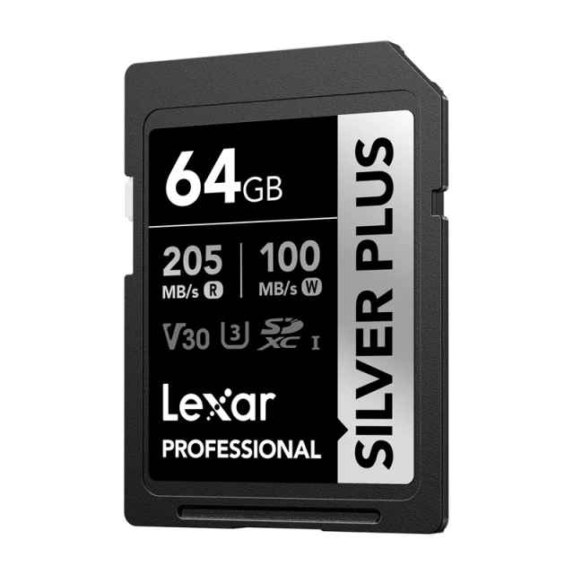 Карта пам'яті Lexar Professional Silver Plus SDXC 64GB (LSDSIPL064G-BNNNG)
