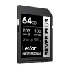 Карта пам'яті Lexar Professional Silver Plus SDXC 64GB (LSDSIPL064G-BNNNG)