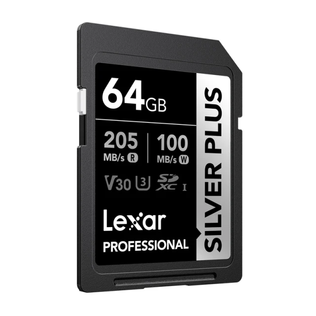 Карта пам'яті Lexar Professional Silver Plus SDXC 64GB (LSDSIPL064G-BNNNG)