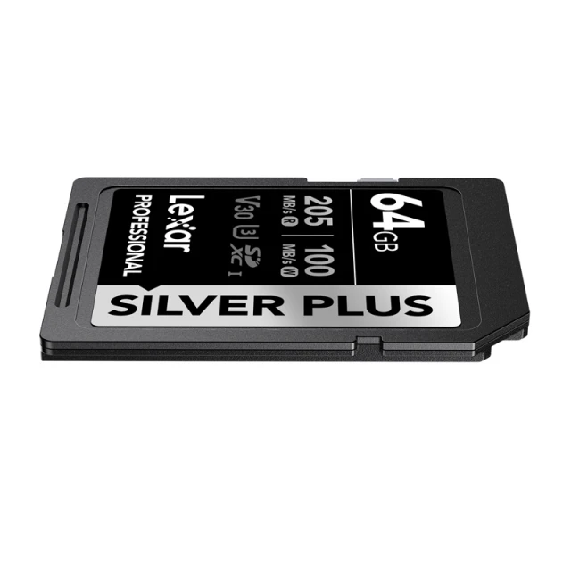 Карта пам'яті Lexar Professional Silver Plus SDXC 64GB (LSDSIPL064G-BNNNG)