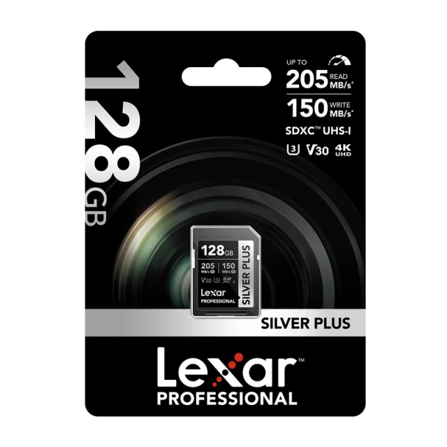 Карта памяти Lexar Professional Silver Plus SDXC 128GB (LSDSIPL128G-BNNNG)