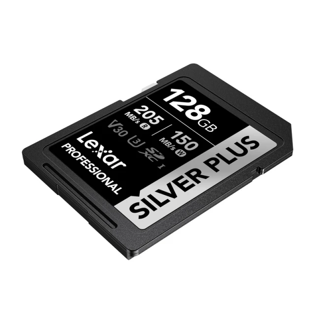 Карта памяти Lexar Professional Silver Plus SDXC 128GB (LSDSIPL128G-BNNNG)