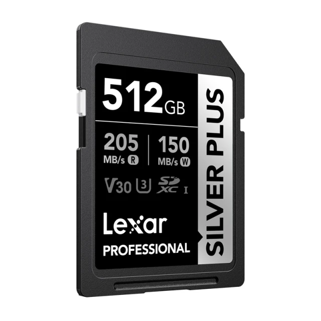 Карта пам'яті Lexar Professional Silver Plus SDXC 512GB (LSDSIPL512G-BNNNG)