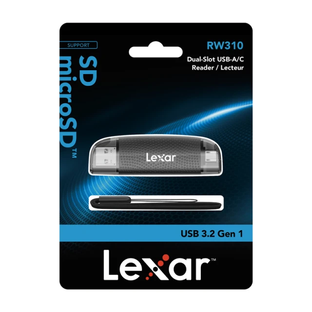 Кардридер Lexar LRW310X USB-A/C micro SD/SD USB 3.1 (LRW310X-BNBNG)