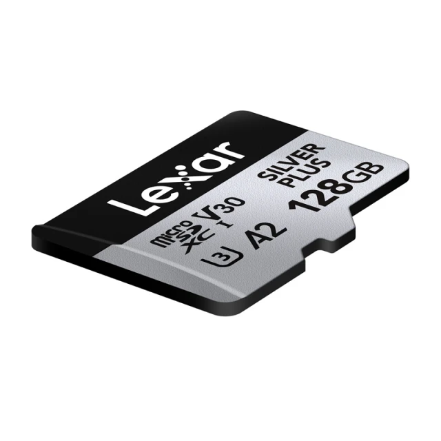 Карта пам'яті Lexar Silver Plus 128GB + адаптер (LMSSIPL128G-BNANG)