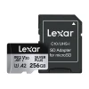 Карта пам'яті Lexar Silver Plus 256GB + адаптер (LMSSIPL256G-BNANG)