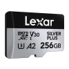 Карта пам'яті Lexar Silver Plus 256GB + адаптер (LMSSIPL256G-BNANG)