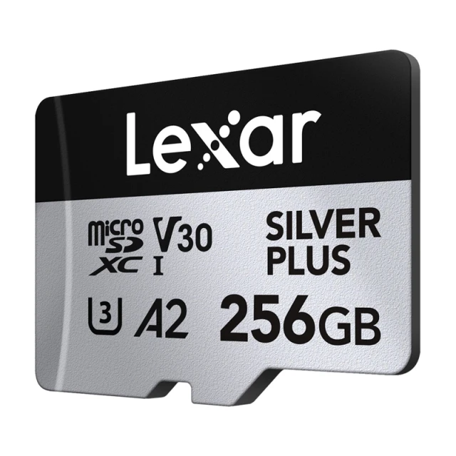 Карта пам'яті Lexar Silver Plus 256GB + адаптер (LMSSIPL256G-BNANG)