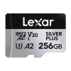 Карта пам'яті Lexar Silver Plus 256GB + адаптер (LMSSIPL256G-BNANG)