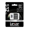 Карта памяти Lexar High-Performance Silver Plus microSDXC 512GB + адаптер (LMSSIPL512G-BNANG)