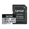Карта памяти Lexar High-Performance Silver Plus microSDXC 512GB + адаптер (LMSSIPL512G-BNANG)