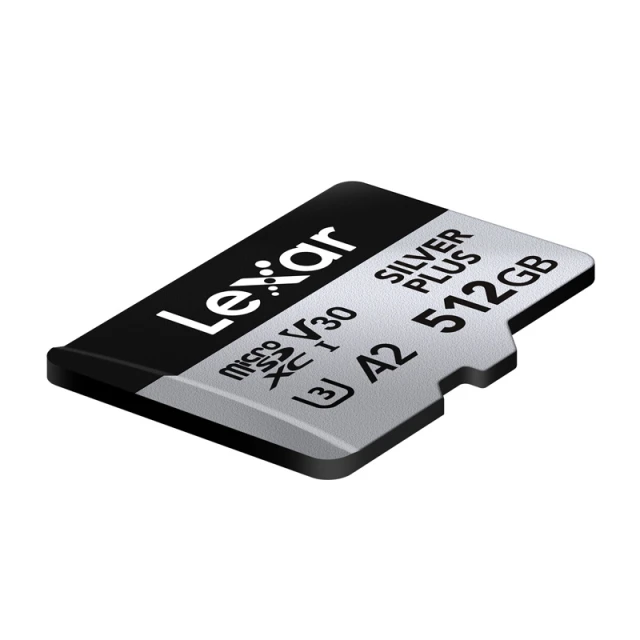 Карта памяти Lexar High-Performance Silver Plus microSDXC 512GB + адаптер (LMSSIPL512G-BNANG)