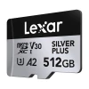 Карта памяти Lexar High-Performance Silver Plus microSDXC 512GB + адаптер (LMSSIPL512G-BNANG)