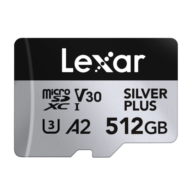 Карта памяти Lexar High-Performance Silver Plus microSDXC 512GB + адаптер (LMSSIPL512G-BNANG)