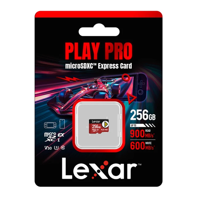 Карта пам'яті Lexar PLAY Pro microSD Express 7.1 256GB (LMSXPS0256G-BNNNG)