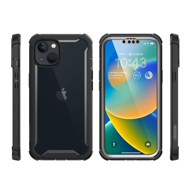 Чохол і захисне скло Supcase Iblsn Ares для iPhone 13 Black (843439113985)
