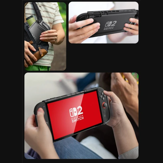 Чохол Supcase Crystal Case для Nintendo Switch 2 Frost Black (843439157392)