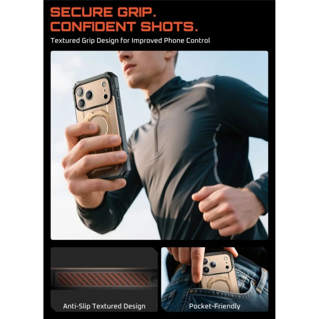 Чохол Supcase UB Grip Pro для iPhone 17 Pro Desert Gold with MagSafe (843439159273)