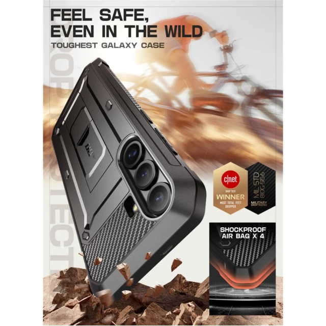 Чохол Supcase Unicorn Beetle Pro для Samsung Galaxy S25 FE (S731) Black (843439160156)
