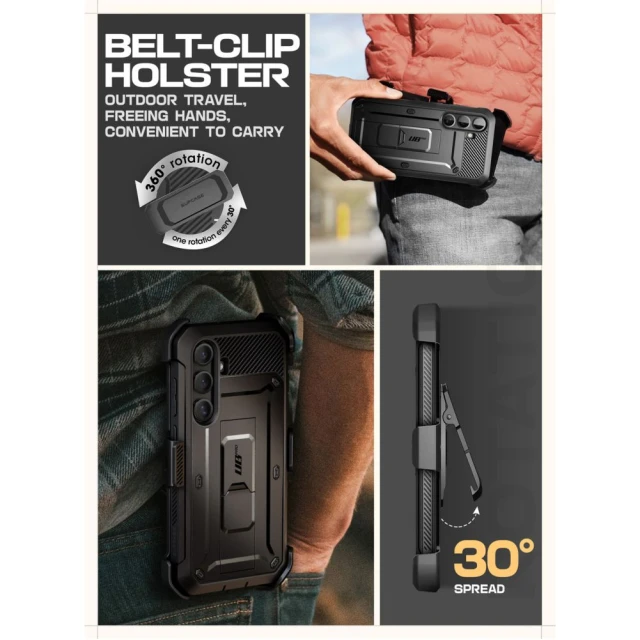 Чохол Supcase Unicorn Beetle Pro для Samsung Galaxy S25 FE (S731) Black (843439160156)