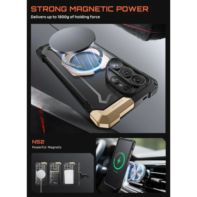 Чохол Supcase UB Grip Mag для Samsung Galaxy S26 Ultra Desert with MagSafe (843439160682)