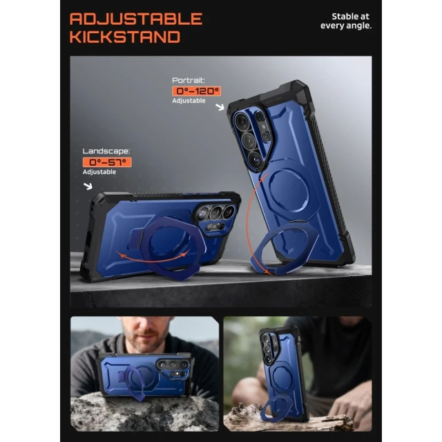 Чохол Supcase UB Grip Mag для Samsung Galaxy S26 Ultra Cobalt with MagSafe (843439160699)