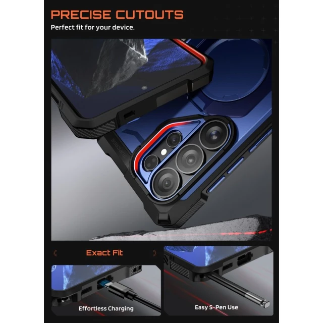 Чохол Supcase UB Grip Mag для Samsung Galaxy S26 Ultra Cobalt with MagSafe (843439160699)