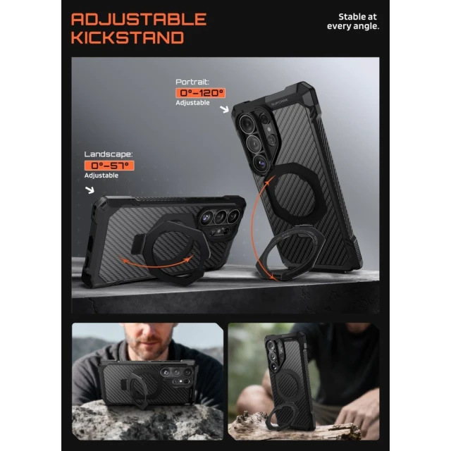 Чохол Supcase UB Grip Mag для Samsung Galaxy S26 Ultra Aramid with MagSafe (843439160712)