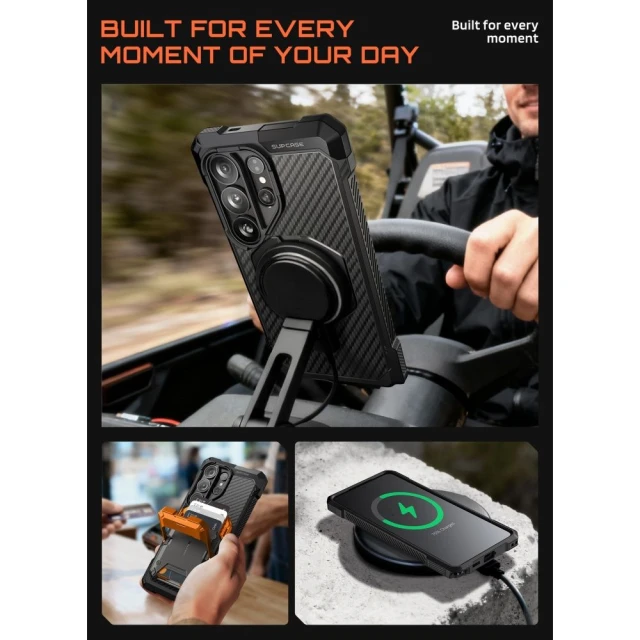 Чохол Supcase UB Grip Mag для Samsung Galaxy S26 Ultra Aramid with MagSafe (843439160712)