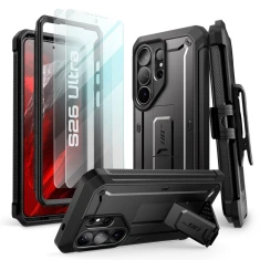 Чохол Supcase Unicorn Beetle Pro для Samsung Galaxy S26 Ultra Black (2 pack) (843439160729)