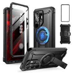 Чохол Supcase Unicorn Beetle Pro Mag для Samsung Galaxy S26 Ultra Black with MagSafe (2 pack) (843439160736)