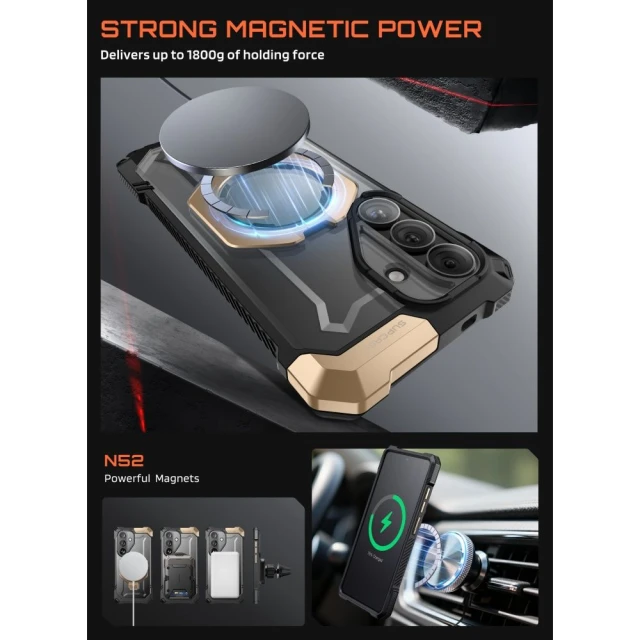 Чохол Supcase UB Grip Mag для Samsung Galaxy S26 Desert with MagSafe (843439160835)