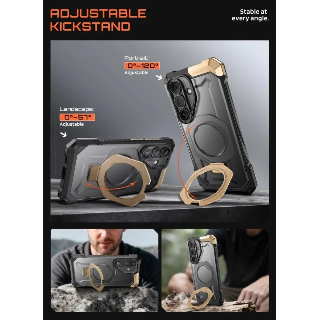 Чохол Supcase UB Grip Mag для Samsung Galaxy S26 Desert with MagSafe (843439160835)
