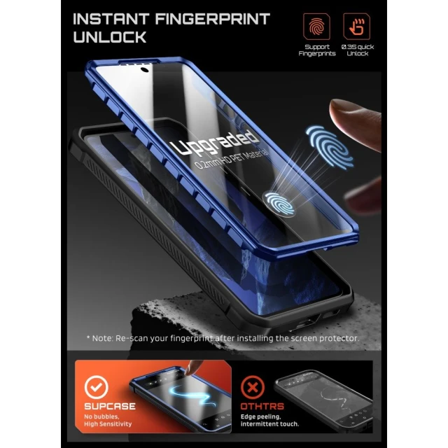 Чохол Supcase Unicorn Beetle Pro Mag для Samsung Galaxy S26 Cobalt with MagSafe (2 pack) (843439160859)