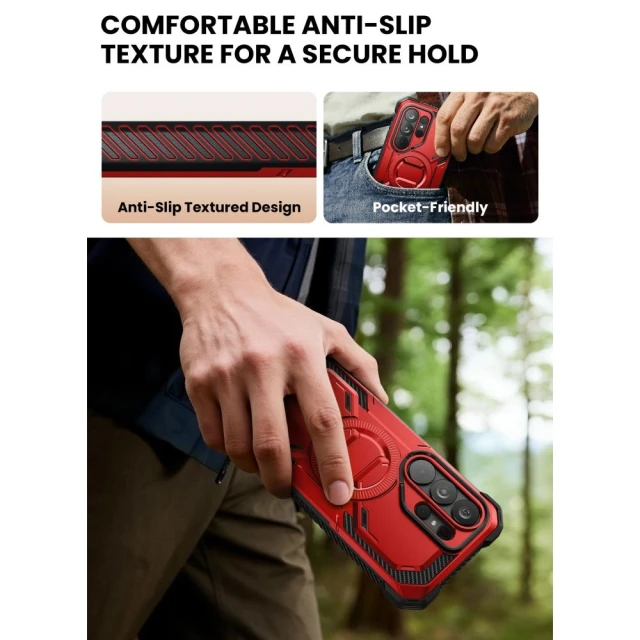 Чохол Supcase iBlsn ArmorBox Mag для Samsung Galaxy S26 Ultra Ruddy with MagSafe (843439160880)