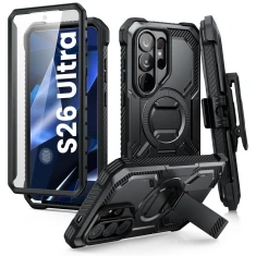 Чохол Supcase iBlsn ArmorBox Clip Mag для Samsung Galaxy S26 Ultra Black with MagSafe (843439160903)