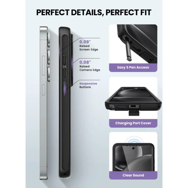Чохол Supcase Cosmo Mag для Samsung Galaxy S26 Ultra Aramid with MagSafe (843439160958)