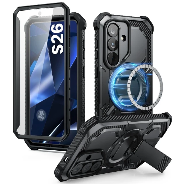 Чохол Supcase iBlsn Armorbox Mag для Samsung Galaxy S26 Black with MagSafe (843439160965)