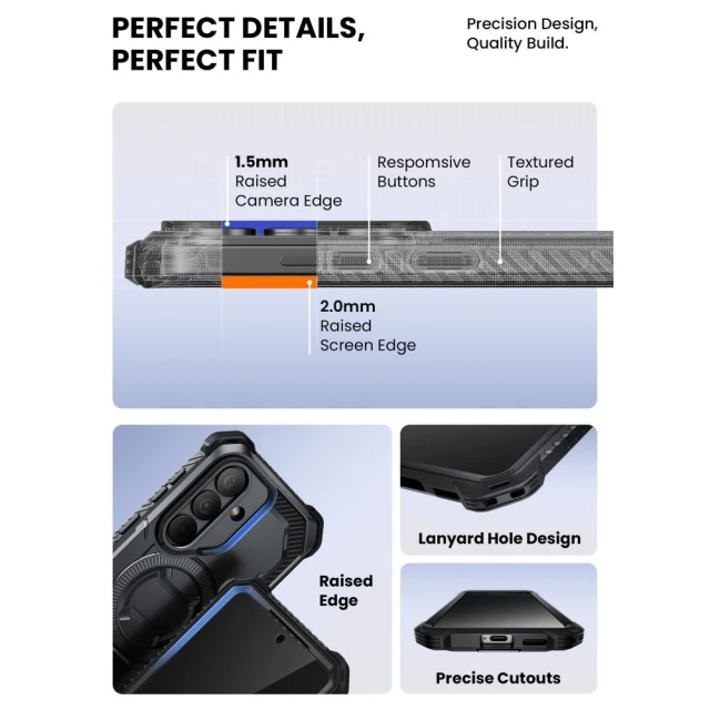 Чохол Supcase iBlsn Armorbox Mag для Samsung Galaxy S26 Black with MagSafe (843439160965)