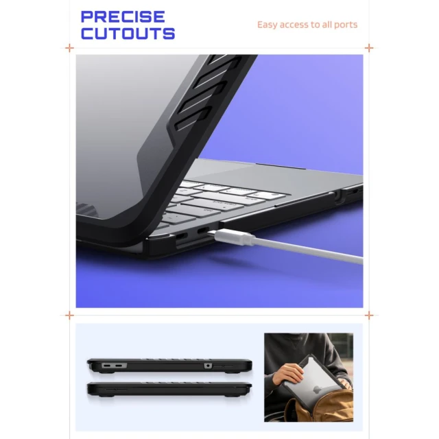 Чохол Supcase Unicorn Beetle Pro для MacBook Neo 13 2026 Black/Clear (843439161412)