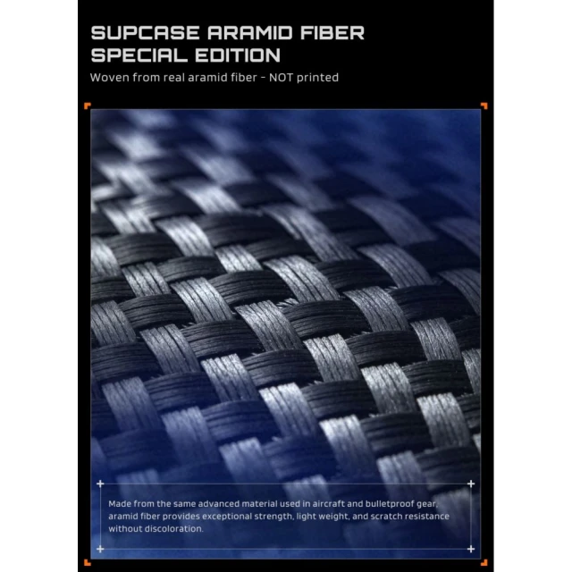Чохол Supcase UB Aero для Samsung Galaxy Fold 8 Ultra Aramid Black (2 pack) (843439162228)