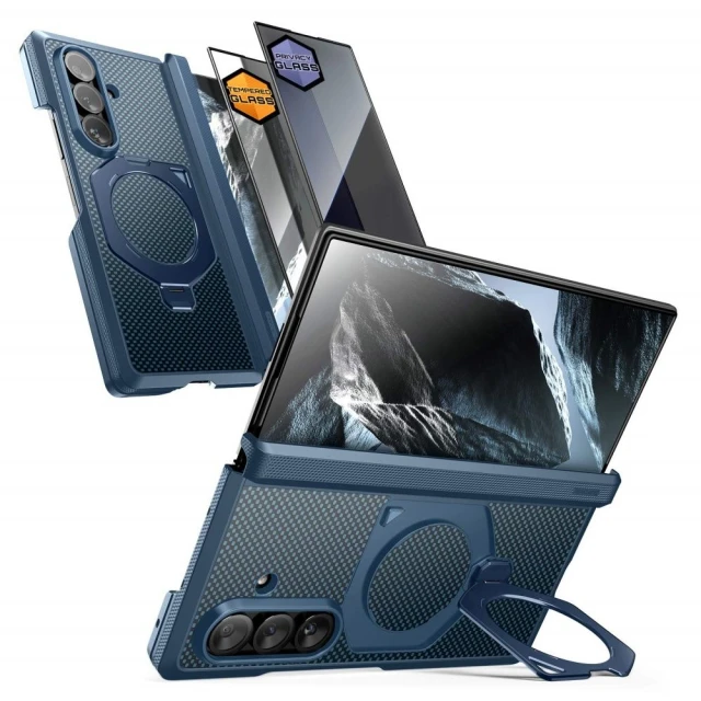 Чохол Supcase UB Aero для Samsung Galaxy Fold 8 Ultra Aramid Blue (2 pack) (843439162235)