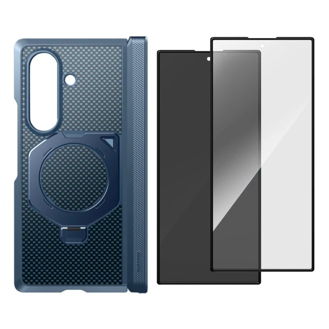 Чохол Supcase UB Aero для Samsung Galaxy Fold 8 Ultra Aramid Blue (2 pack) (843439162235)