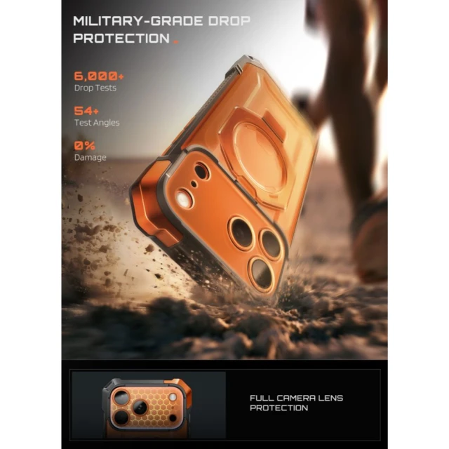 Чехол Supcase UB Grip Mag для iPhone 18 Pro | 17 Pro Coral with MagSafe (843439163270)