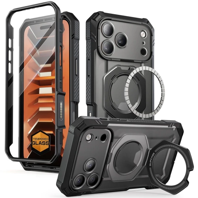 Чохол Supcase Grip Pro Mag для iPhone 18 Pro | 17 Pro Black with MagSafe (843439163324)