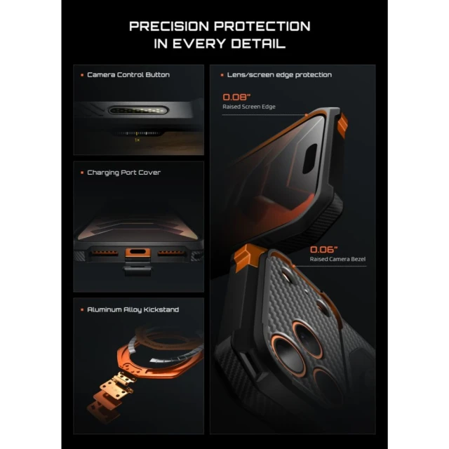 Чохол Supcase UB Grip Mag для iPhone 18 Pro Max | 17 Pro Max Black (843439163393)