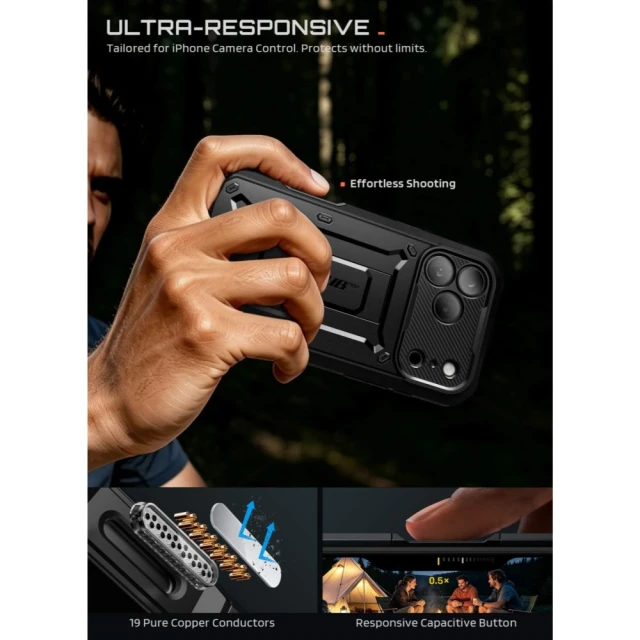 Чохол Supcase Unicorn Beetle Pro для iPhone 18 Pro Max | 17 Pro Max Black (843439163409)