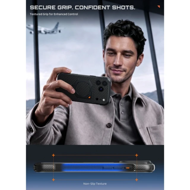 Чохол Supcase Aero Mag для iPhone 18 Pro Max | 17 Pro Max Black (843439163461)