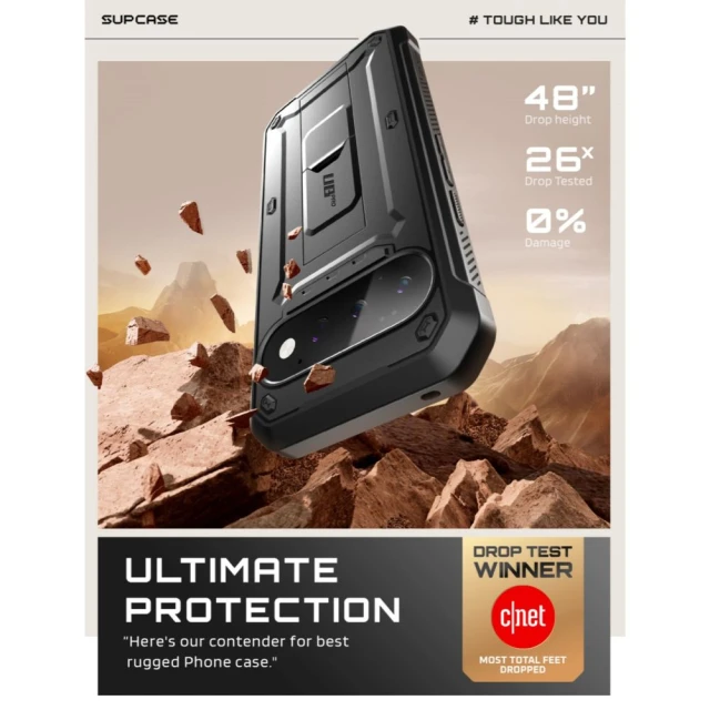 Чохол Supcase Unicorn Beetle Pro для Google Pixel 11 Pro Black (843439164154)