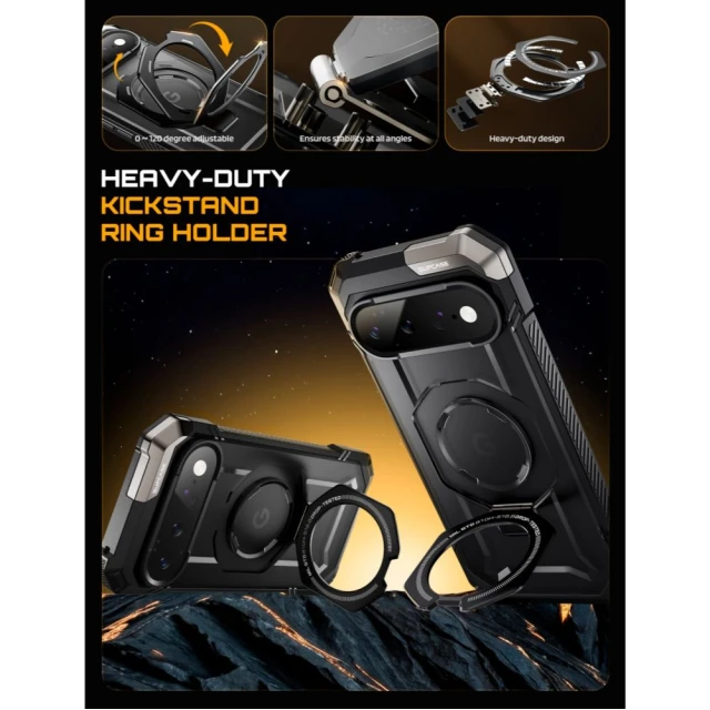 Чохол Supcase UB Grip Mag для Google Pixel 11 Pro XL Black with MagSafe (843439164161)